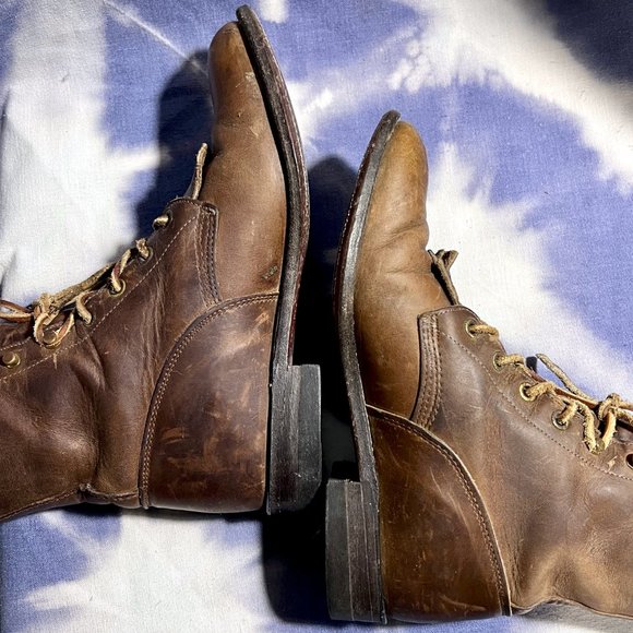 Justin leather Roper boots - Picture 9 of 12